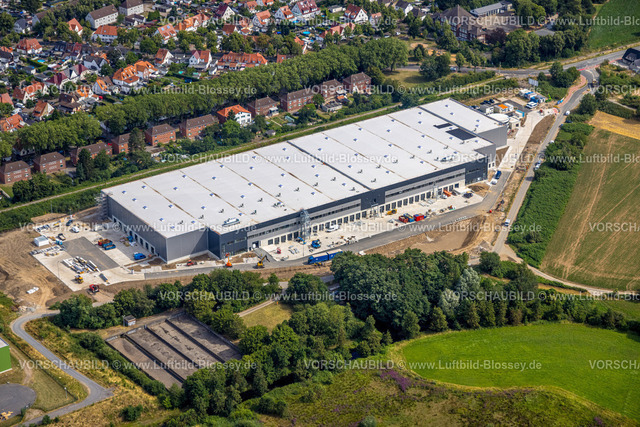 Kamp-Lintfort230707070 | Luftbild, Logport IV Logistikzentrum, Bohnen Logistik Neubau am Vinnmannsweg, Lintfort, Kamp-Lintfort, Ruhrgebiet, Nordrhein-Westfalen, Deutschland