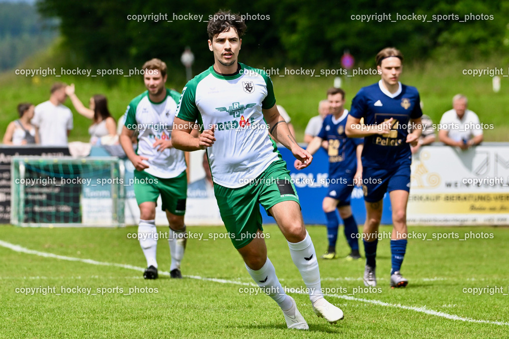 ATUS Velden vs. VST Völkermarkt | #9 Anze Pisek VST Völkermarkt, ATUS Velden vs. VST Völkermarkt, ATUS Velden vs. VST Völkermarkt am 30.05.2024 in St. Egyden (Sportpark St. Egyden), Austria, (Photo by Bernd Stefan)