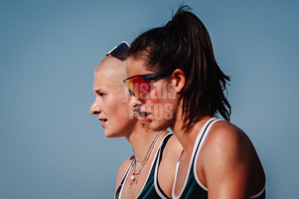 Beachvolleyball | Frauen | Allianz German Beach Tour 2025 | Tourstop Bremen | 14.06.2025 | v.l. Mareet Maidhof und Sophia Neuss