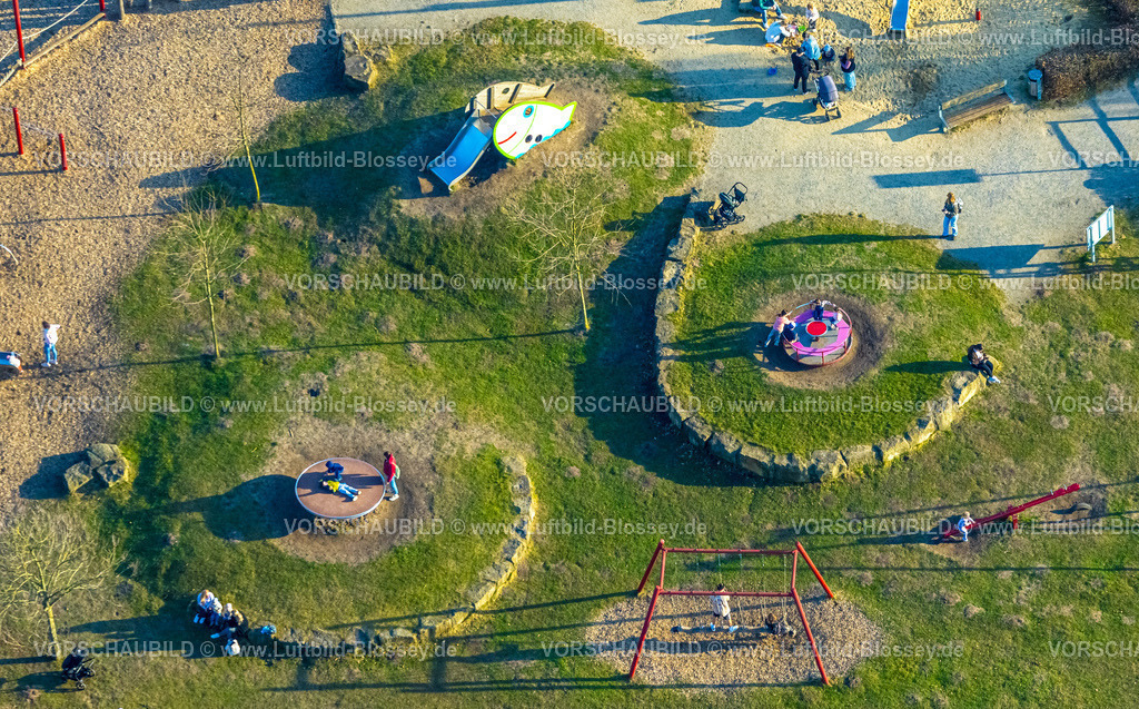 Hamm260203563 | Luftbild, Kinderspielplatz, Spielplatz am Exerzierplatz, Mitte, Hamm, Ruhrgebiet, Nordrhein-Westfalen, Deutschland