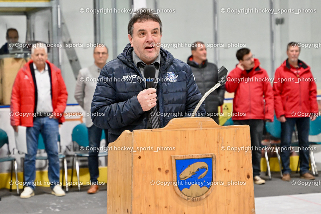 ESC Soccerzone Steindorf 50 Jahr Feier 26.2.2023 | Obmann ESC Steindorf Hans Jürgen Tschernutter,