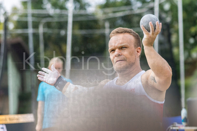 Para Heimspiel 7.0; Leverkusen, 18.07.2026 | LEVERKUSEN, GERMANY - JULY 18, 2026 : Niko Kappel (GER/VfB Stuttgart 1893) competing in the shot put during the Para Heimspiel 7.0 at Fritz Jacobi Sports Complex on July 18, 2026 in Leverkusen, Germany.