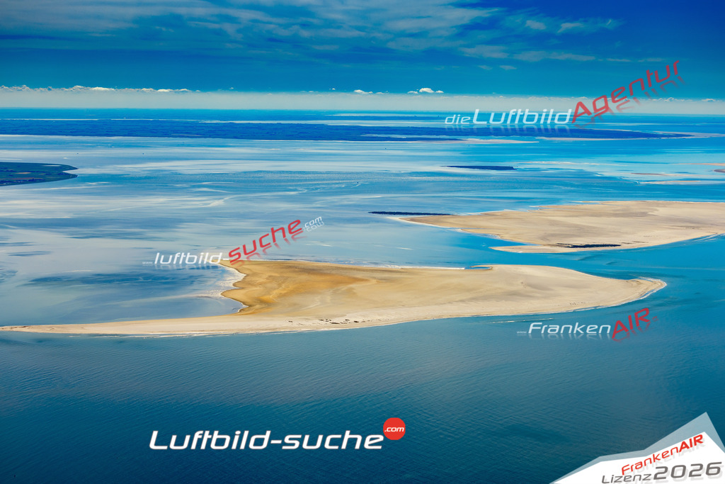 Die Luftaufnahme Nordsee - Japsand wurde 2022 vom Flugzeug aus (keine Drohne) erstellt. Hohe Auflösung -für große Poster und Wandbilder geeignet - Garantiert!
