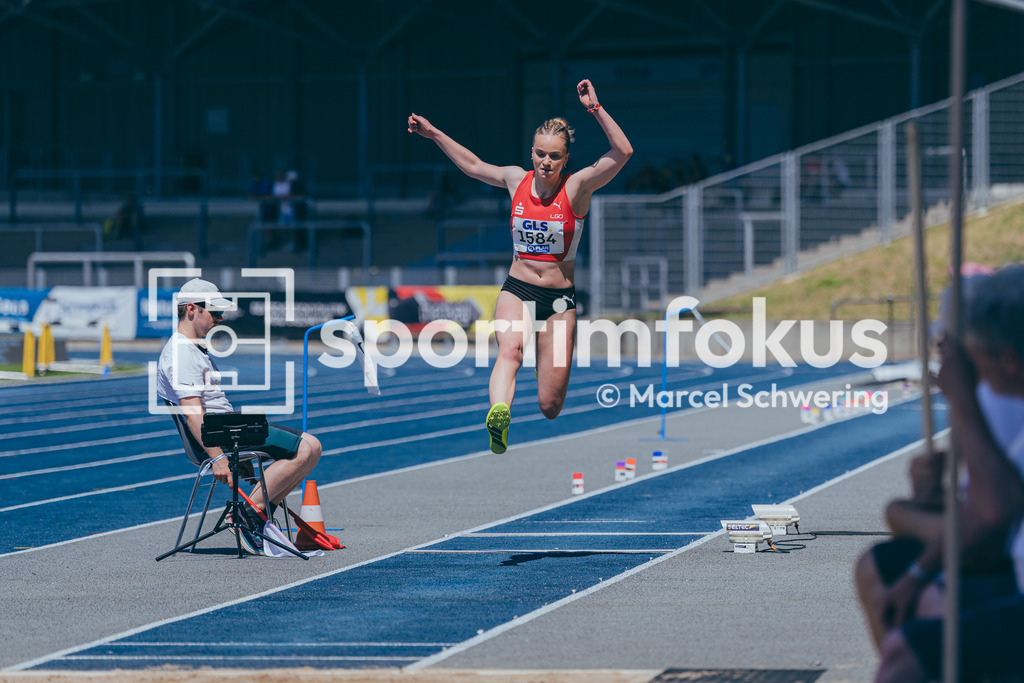 Deutsche Meisterschaften U20 / U16 2026 | Naemi Arndt, LG Olympia Dortmund, 1584, Dreisprung, Deutsche Meisterschaften der U20 &amp; U16 2026, Lohrheidestadion Bochum-Wattenscheid, 11.07.2026. Foto: Marcel Schwering / sportimfokus - Realisiert mit Pictrs.com