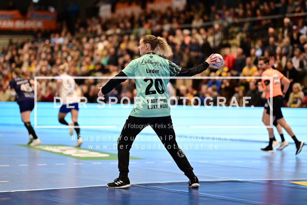 Handball I Frauen I Saison 2025-2026 I 14. HBF I 1. Spieltag I Buxtehuder SV - Sport-Union Neckarsulm I 34318 | Annie Linder (20, Buxtehuder Sportverein) - Realisiert mit Pictrs.com