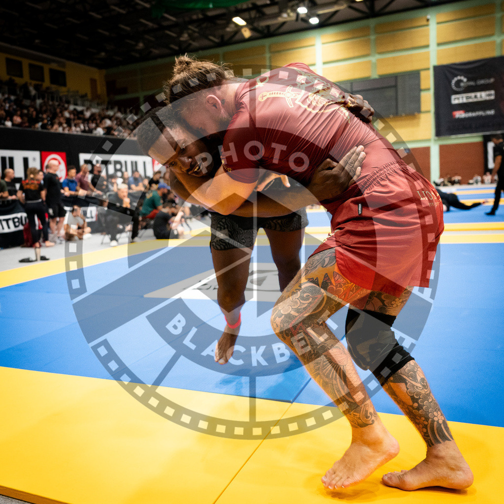 20250906PBB4165 | Fighters compete during the ADCC European Trials  competition in Warsaw, Poland, on September 6, 2025.