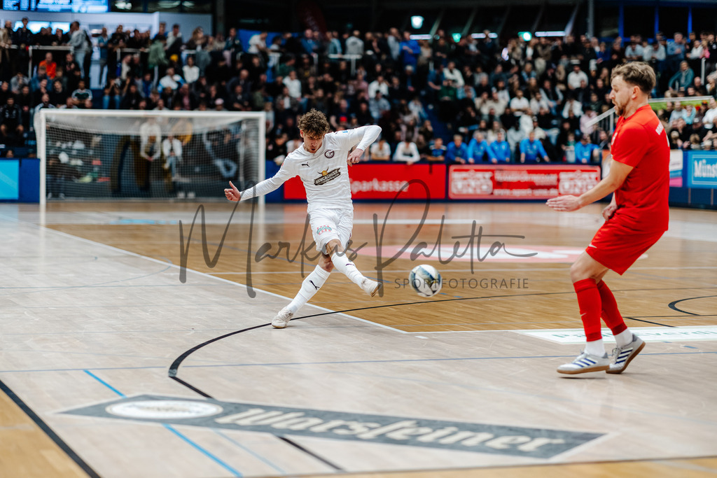 47. Stadtmeisterschaften im Hallenfußball 2025, Endrunde | Stadtmeisterschaften im Hallenfußball 2025, Endrunde, Sporthalle Berg Fidel in Münster. Foto: sportfotografie.ms | Markus Paletta - Realisiert mit Pictrs.com