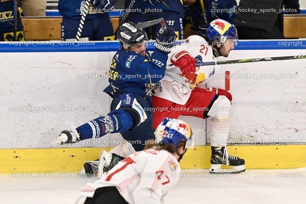 RED BULL Eishockey Akademie vs. EK Zeller Eisbären 25.1.2024 | #8 Paulweber Clemens, #21 Mackner Maximilian