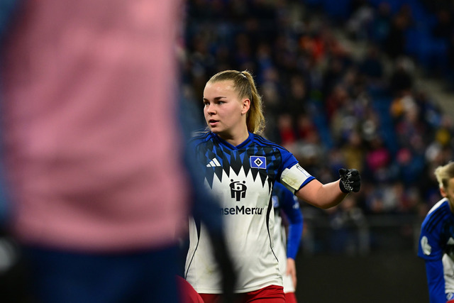 Fußball I Frauen I Saison 2025-2026 I DFB-Pokal I Achtelfinale I Hamburger SV - Bayer 04 Leverkusen I 18962 | Der Sportfotograf. - Realisiert mit Pictrs.com