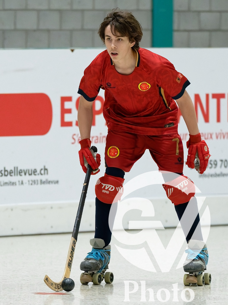 Geneve RHC  v RC Biasca  - U17 | Geneve, Switzerland - May 10 : during the U17  match between Geneve RHC  and RC Biasca  at Centre sportif de la queue d'arve on May 10 , 2026 in Geneve, Switzerland.