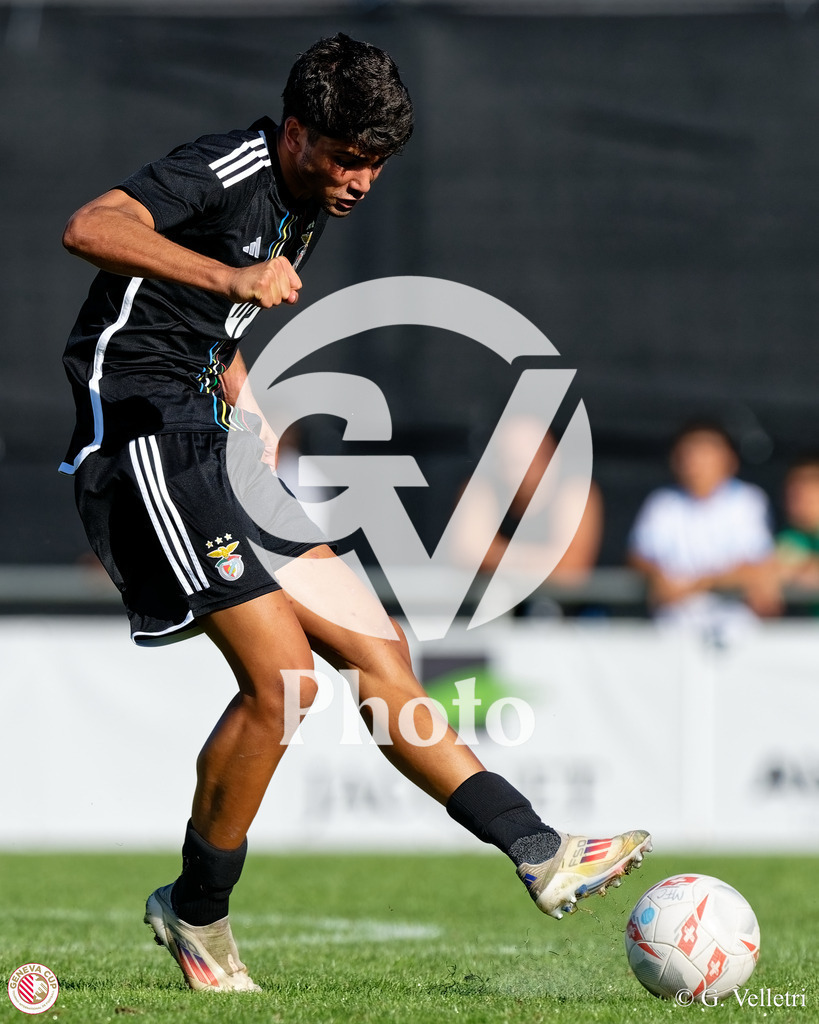 GenevaCup Final - Everton FC v SL Benfica | during the GenevaCup Final match between Everton FC and SL Benfica at Stade des Arberes in Meyrin, Switzerland