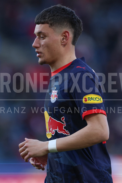 Grazer AK 1902 vs FC Red Bull Salzburg – Austrian Bundesliga | Graz, Austria, 15.Feb.26 - SOCCER - ADMIRAL Bundesliga, Grazer AK 1902 vs FC Red Bull Salzburg. The image shows Damir Redzic (Red Bull Salzburg).