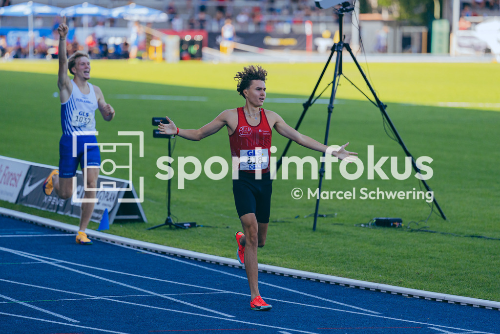 Deutsche Meisterschaften U20 / U16 2026 | Piet Hoyer, Königsteiner LV, 518, 1500-Meter-Lauf, Finale, Deutsche Meisterschaften der U20 &amp; U16 2026, Lohrheidestadion Bochum-Wattenscheid, 11.07.2026. Foto: Marcel Schwering / sportimfokus - Realisiert mit Pictrs.com