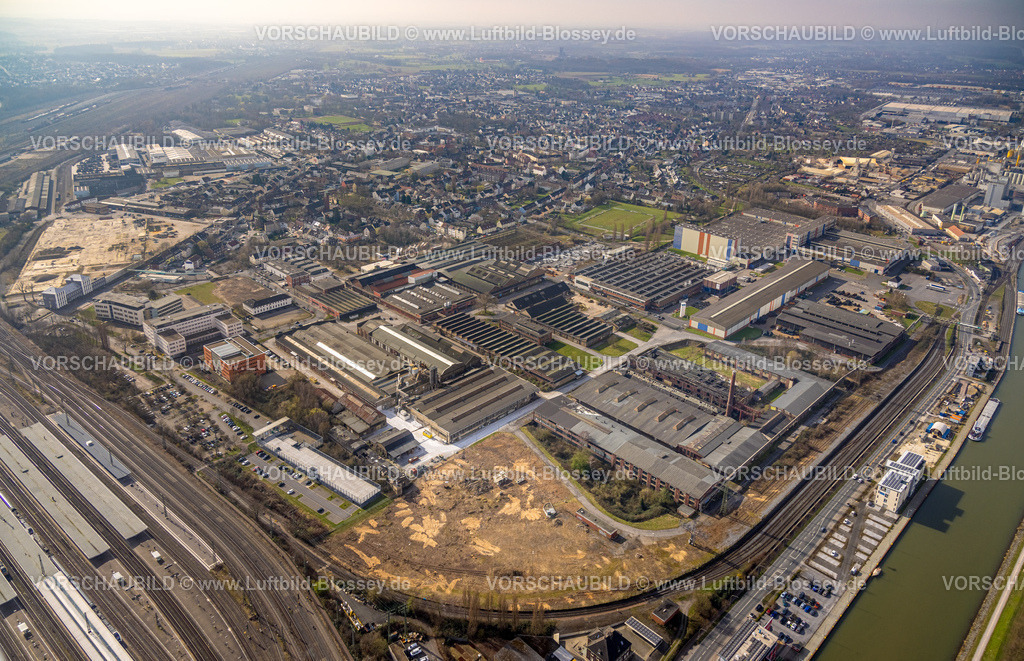 Hamm240306424 | Luftbild, Gewerbegebiet Hafenstraße, Thyssen Draht AG, Hamm-Westen. Mitte, Hamm, Ruhrgebiet, Nordrhein-Westfalen, Deutschland
