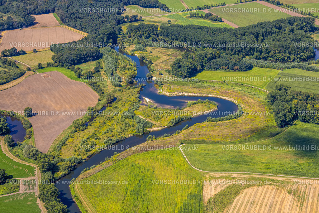 Datteln240801359Lippe_Vogelsang300dpi | Luftbild, Lipperenaturierung, Lippeschleife, Lippeverlauf, Fluss Lippe, Lippeverband, Datteln, Datteln, Ruhrgebiet, Nordrhein-Westfalen, Deutschland