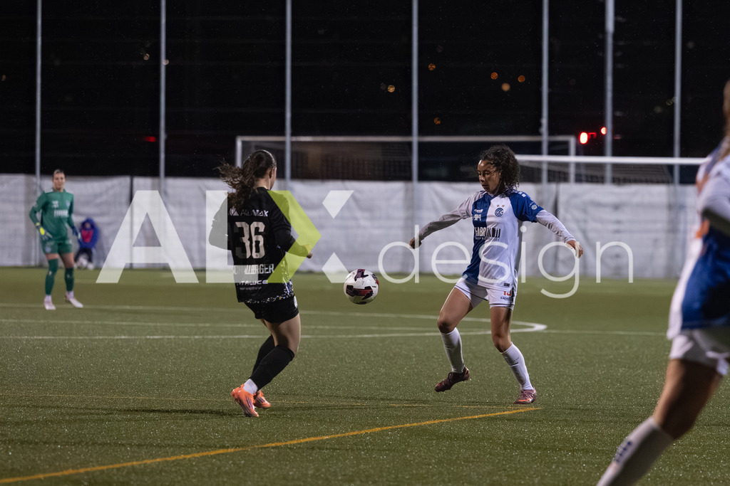 Fußball I Frauen I Saison 2025-2026 I AXA Women's Super League | Women I 14. Spieltag I Grasshoppers Club Zürich - FC Luzern I 14.02.2026 | 19 Ramona Kannady (CH) (GC Zürich) – Angriff - Realisiert mit Pictrs.com