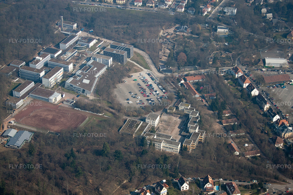 Luftbild: Universität in Landau in der Pfalz im Bundesland Rheinland-Pfalz in Deutschland. Foto: IMG_37704.jpg vom 05.03.2011 durch Werner Riehm/FLY-FOTO.de