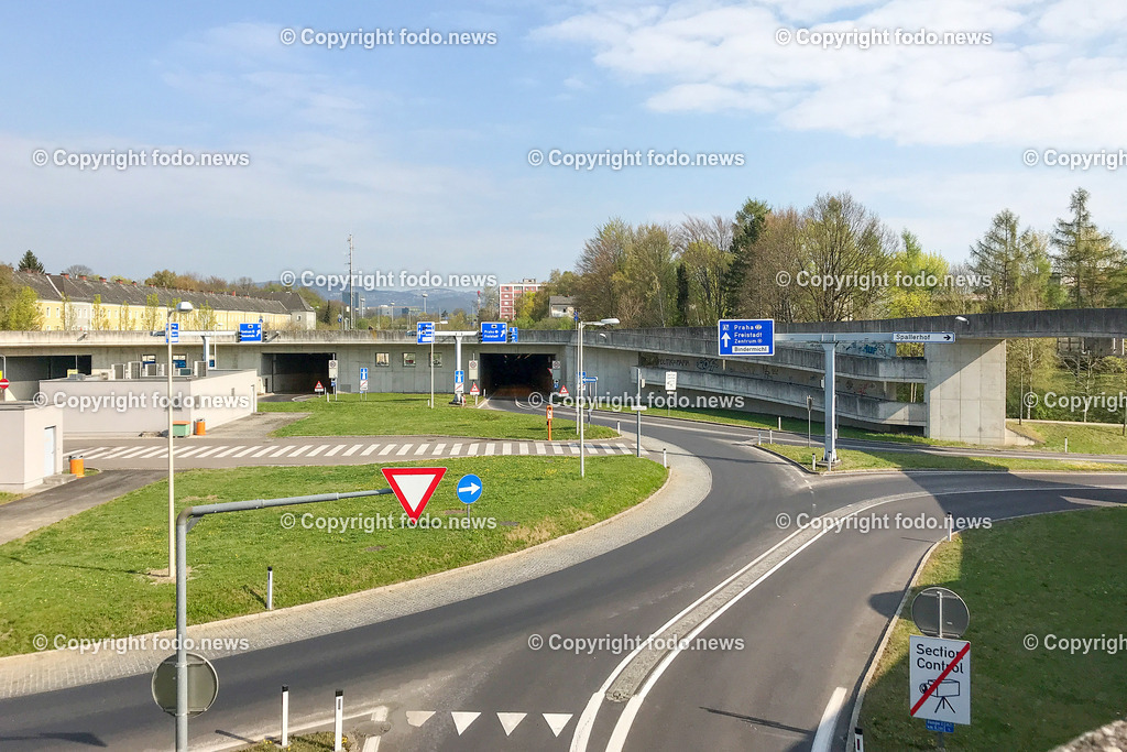 Corona_ 5 Jahre Covid Lockdown_ 15.03.2025-52 | 15.03.2025, Linz, AUT, Corona, 5 Jahre Covid Lockdown, im Bild Stadtansichten, Themenbild, leere Strassen, Menschenleer, keine Menschen oder Autos unterwegs, Autobahn A7
