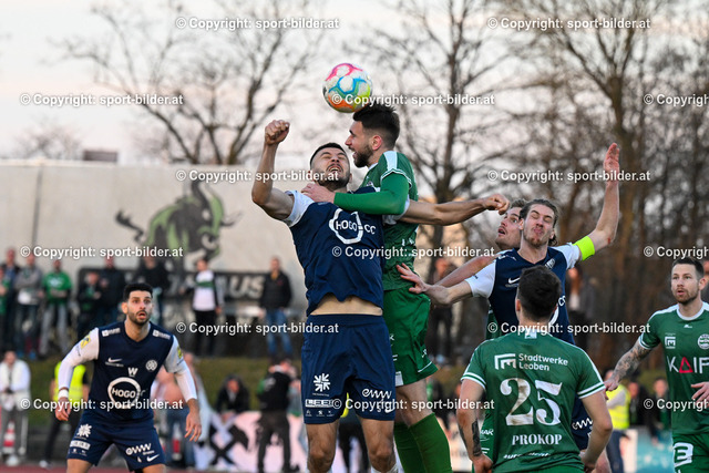 AUT, RLM, WSC Hertha Wels vs DSV Leoben | 18.03.2023, Mauth Stadion Wels, AUT, RLM, WSC Hertha Wels vs DSV Leoben, im Bild Dejan Kukic (WSC Hertha) vs Marco Untergrabner (DSV Leoben)


// Regionalliga Mitte Match between WSC Hertha Wels and DSV Leoben in Wels, Austria on 2023/03/18