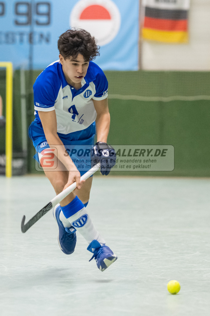 SFE_20230304_0021 | Deutsche Meisterschaft Männliche U16 Halle 2023 am 04.03.2023 in Köln (KTHC Stadion Rot-Weiss Köln Tennis and Hockey Club), Photo: Stephan Fehrmann 2022 (Sports-Gallery)