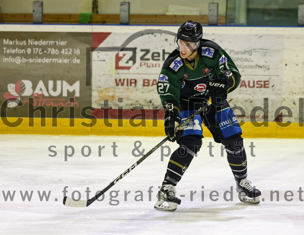 2023-02-10_039_TSV_Erding_gegen_ERSC_Amberg | Erding, Deutschland, 10.02.2023:
Eishockey, Bayernliga Meisterrunde Gruppe B 2022 / 2023, 3. Spieltag, TSV Erding gegen ERSC Amberg, Endergebnis: 6:3

Mark Waldhausen (Erding Gladiators, #27)

Foto: Christian Riedel / fotografie-riedel.net