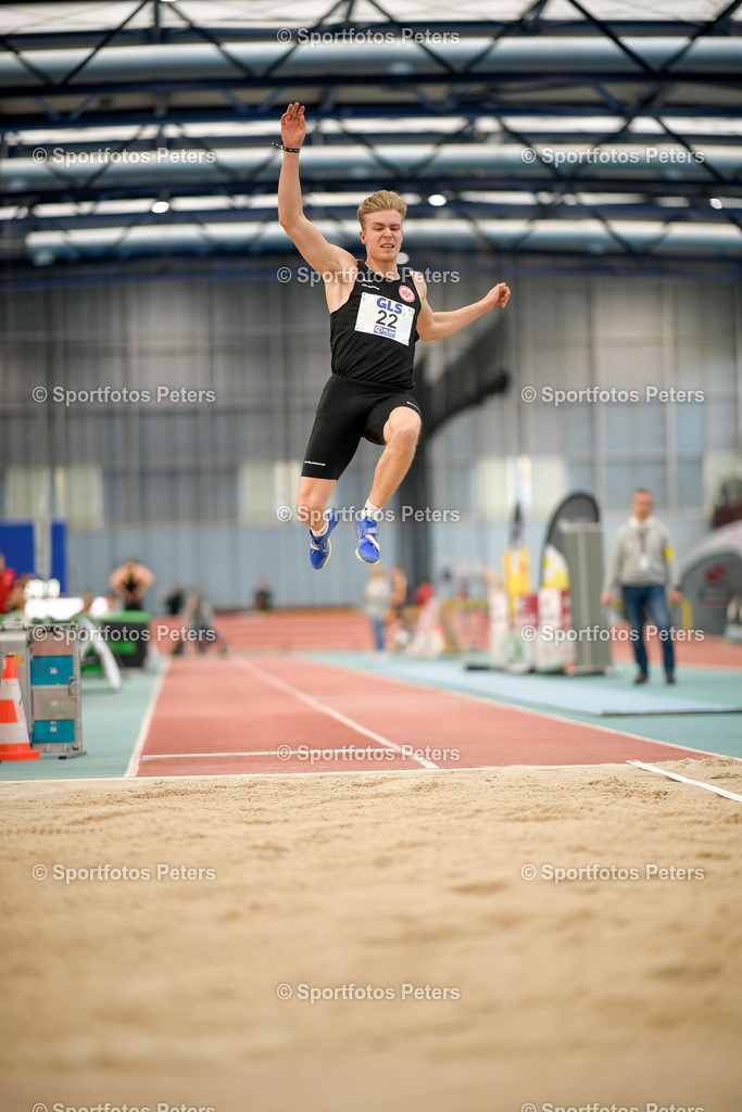 250208_xkaix_DM Mehrkampf_14 | 08.02.2025, xkaix, Leichtathletik 20. Deutsche Meisterschaften, Mehrkampf Halle v.l. Bjarne Gebhardt (Eintracht Frankfurt e.V.) - Realisiert mit Pictrs.com