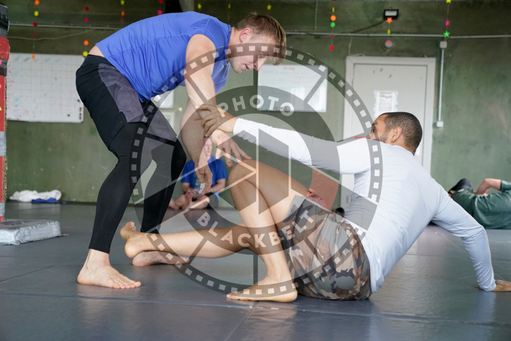 20240413PBB6500 | Fighters compete during the Grapplethon 24hours of rolling for a reason in Hamburg, Germany, on April 13, 2024.