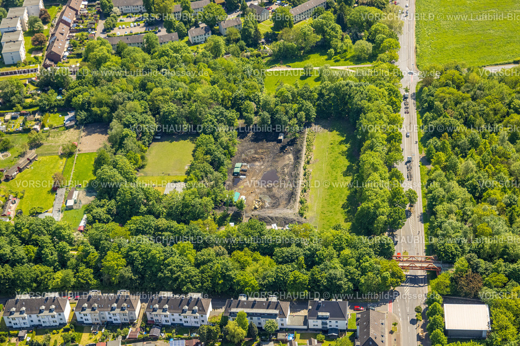 Gelsenkirchen230511345 | Luftbild, Baufläche am Consol Park, Bickernstraße, Bismarck, Gelsenkirchen, Ruhrgebiet, Nordrhein-Westfalen, Deutschland