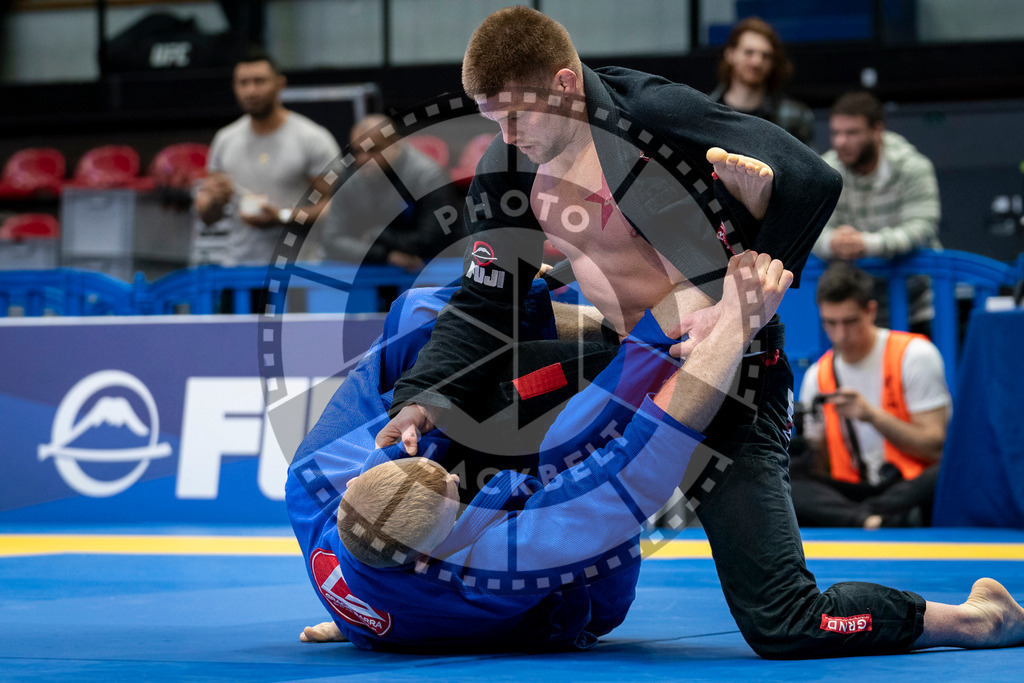 20240126PBB0237 | Fighters compete during the Brazilian Jiu-Jitsu European Championship of the IBJJF in Paris, France, on January 26, 2024.