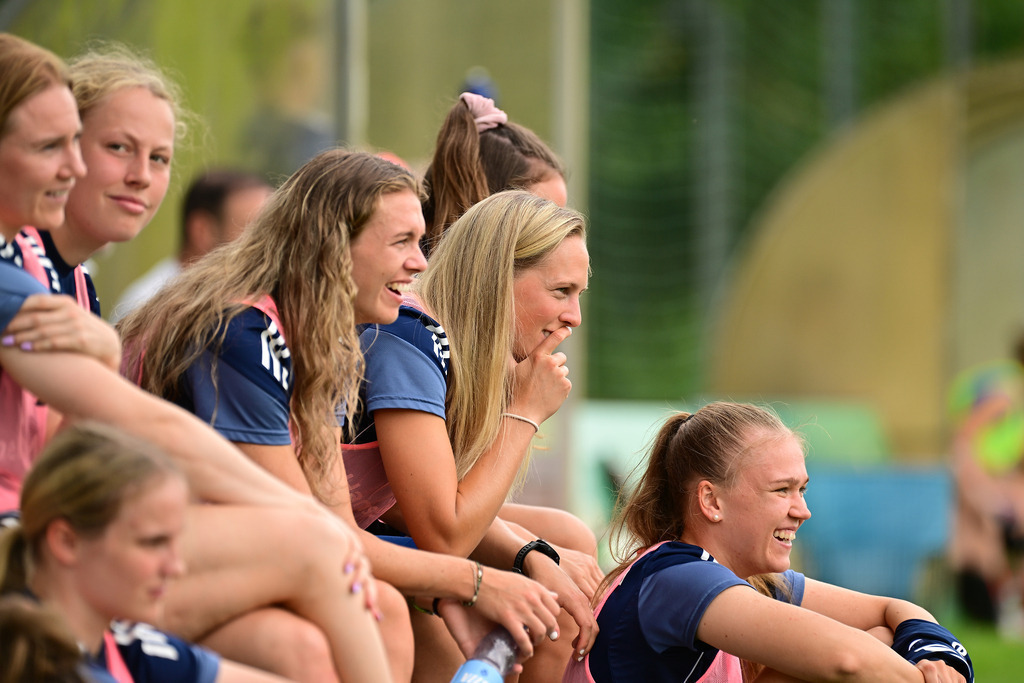 Fußball I Frauen I Saison 2025-2026 I Testspiel I Hamburger SV - Holstein Kiel | Der Sportfotograf. - Realisiert mit Pictrs.com