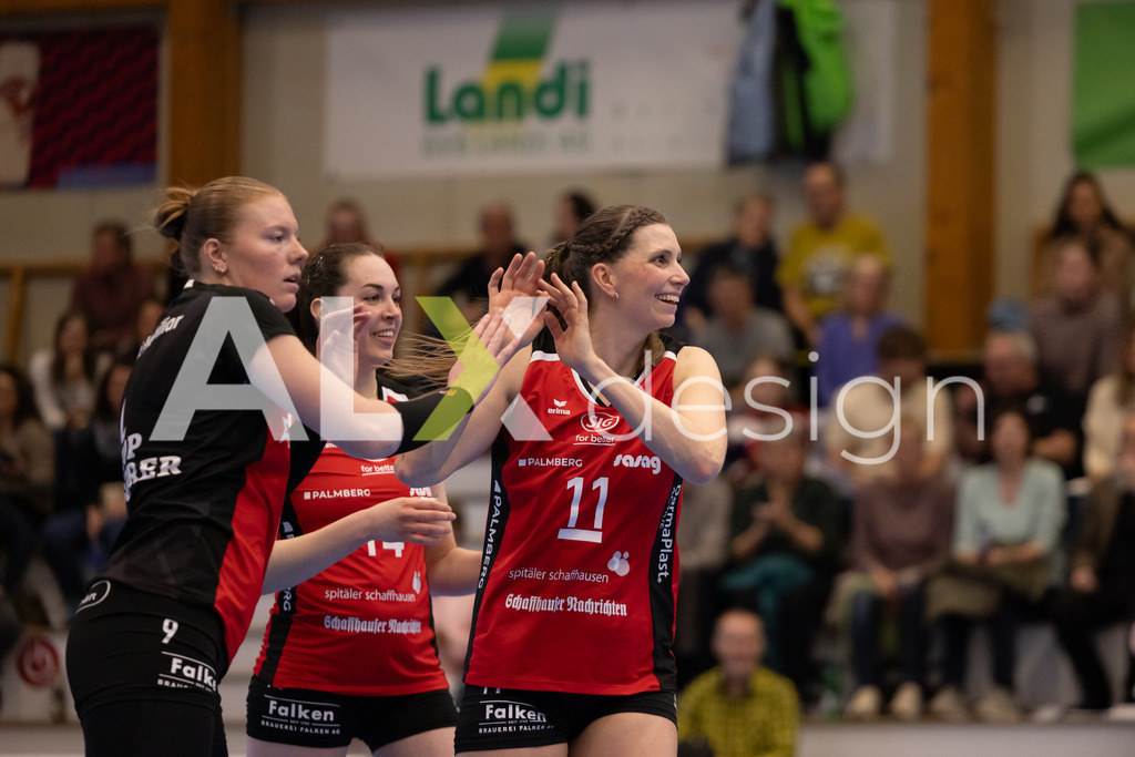 Volleyball I Frauen I Saison 2025-2026 I Volleyball NLA | Women I 1/2 Finals I  VC Kanti Schaffhausen - Sm'Aesch Pfeffingen I 18.03.2026 | 11 Kateřina Holásková (CZ) (VC Kanti Schaffhausen) – Mitte - Realisiert mit Pictrs.com