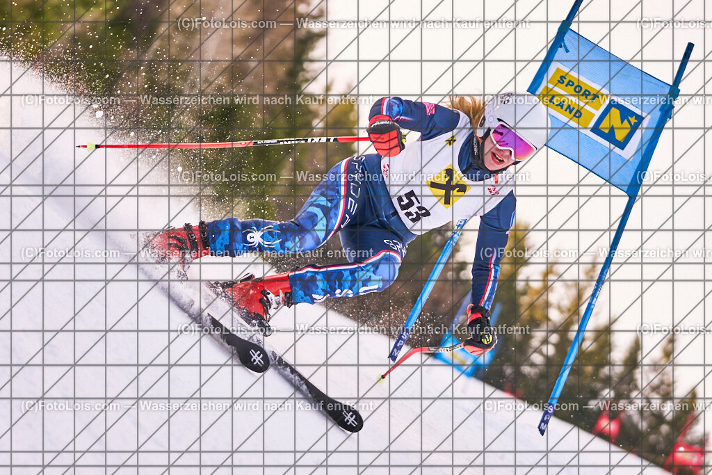 ALP0842_MastersCup-RTL-II_LKHF_Finz Daniela | NÖ Raiffeisen MastersCup, Jugend - Damen - Herren, Riesentorlauf-Rennen 2 auf der Fuchswaldpiste in Lackenhof am Ötscher, durchführender Verein: Schiklub Lackenhof, So 9. Februar 2025.