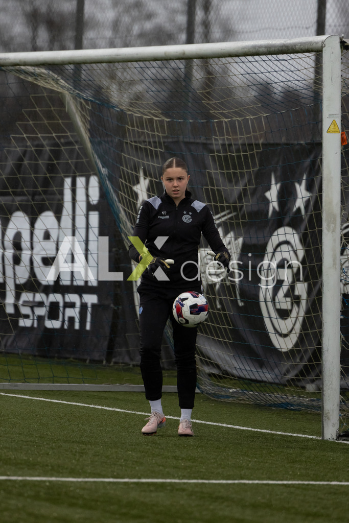 Fußball I Frauen I Saison 2025-2026 I AXA Women's Super League | Women I 14. Spieltag I Grasshoppers Club Zürich - FC Luzern I 14.02.2026 | 41 Yara Zwyssig (CH) (GC Zürich) – Tor - Realisiert mit Pictrs.com