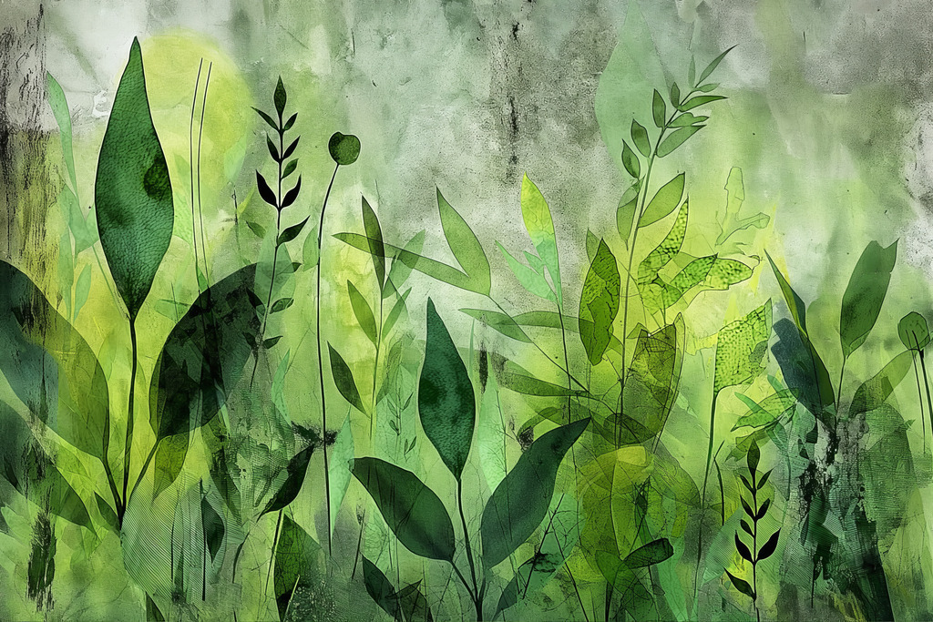 2406051 - Pflanzenwelt | Dekorative Pflanzenillustration.