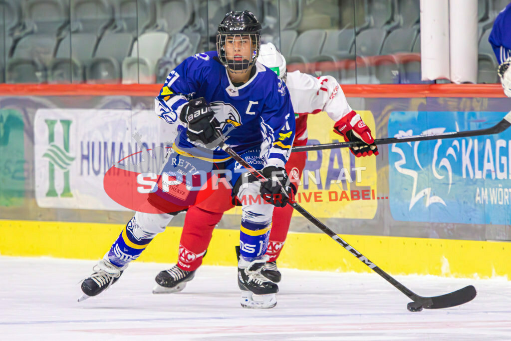 Eishockey DEBL 2023/24 | Eishockey DEBL 2023/24, KAC Frauen - Villach Lady Hawks am 27.09.2023 in Klagenfurt (Heidi Horten Arena), Austria, (Photo by Ernst Krawagner sport-fan.at) - Realisiert mit Pictrs.com