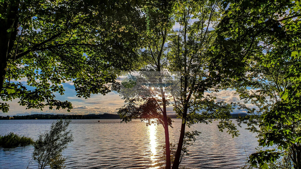 Sonnenuntergang am Förmitzspeicher | Impressionen rund um Hochfranken - Frankenwald - Fichtelgebirge - Realisiert mit Pictrs.com