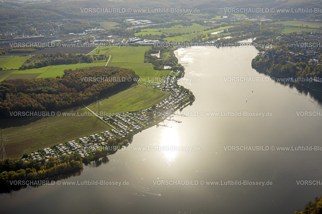 Herdecke221016958 | Luftbild, Harkortsee, Campingplatz, Herdecke, Ruhrgebiet, Nordrhein-Westfalen, Deutschland