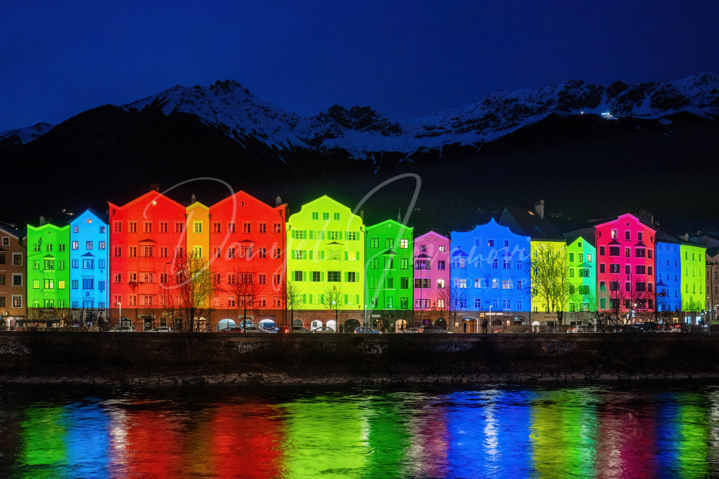 Bergsilvester | Fassadenmapping Mariahilf Bergsilvester 2022