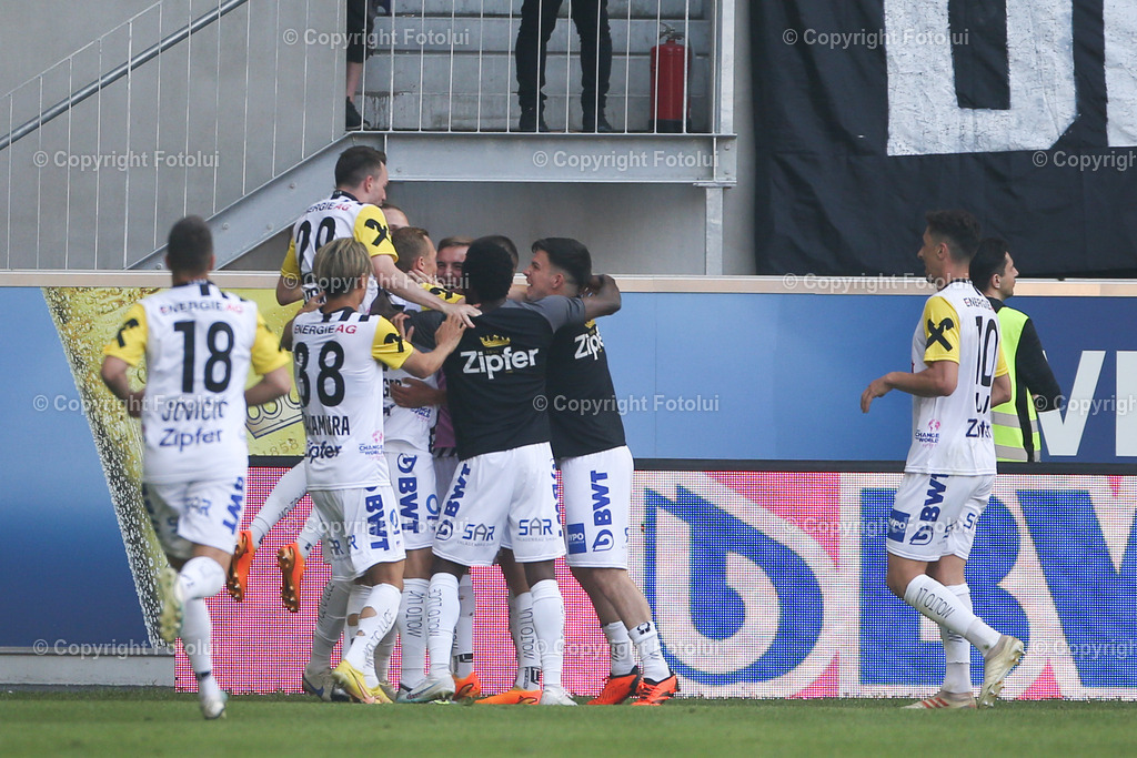 A_LUI_20230528_0037 | SPORT FUSSBALL ADMIRAL BUNDESLIGA 2022/23 LASK VS AUSTRIA WIEN

IM BILD: Torjubel (LasK)
FOTO:FOTOLUI/UW
