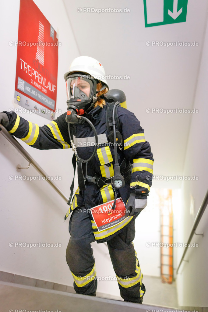 KölnTurm Treppenlauf; Köln, 03.08.2025 | Impressionen vom KölnTurm Treppenlauf am 03.08.2025 in Köln (Nordrhein-Westfalen). 
