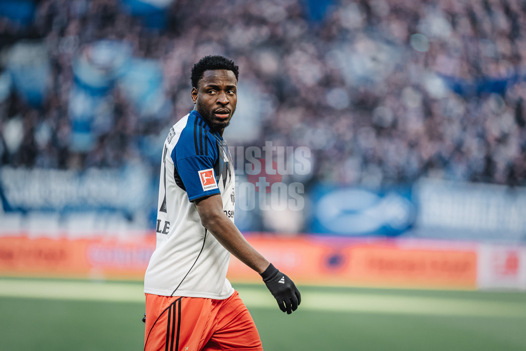 Fußball | Männer | Saison 2025/2026 | 1. Fußball-Bundesliga | 22. Spieltag | Hamburger SV vs. 1. FC Union Berlin | 14.02.2026 | Philip Otele (#27, HSV)