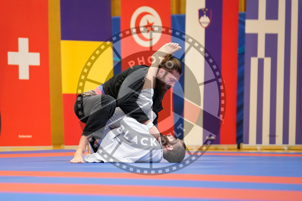 20240203PBB05740 | Fighters compete during the Brazilian Jiu-Jitsu Championship of the AJP Tour in Maintal by Frankfurt am Main, Germany, on February 2, 2024.
