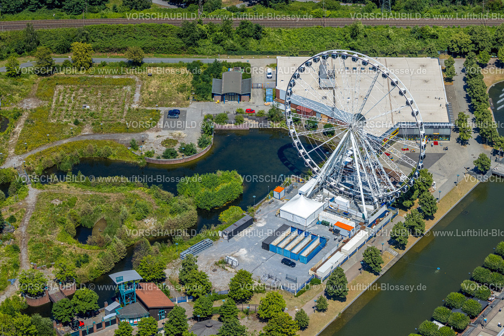 Oberhausen230705334 | Luftbild, Westfield Centro Einkaufszentrum, Neue Mitte, Riesenrad Eye55, Borbeck, Oberhausen, Ruhrgebiet, Nordrhein-Westfalen, Deutschland
