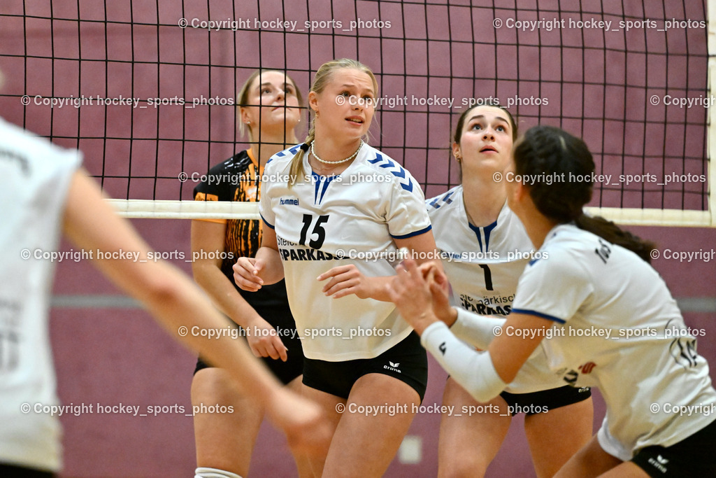 ASKÖ Volley Eagles vs. TUS Bad Radkersburg 19.11.2023 | #15 TASCHNER, #13 BEBEKAJLO Vanessa, #1 SAMMT Elena