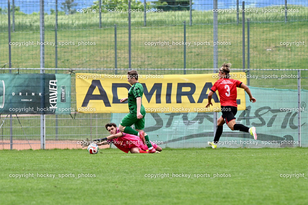 SC Landskron vs. SV Falle Maria Gail | #69 Oliver Cosic SV Maria Gail, #7 Markus Ulbing SC Landskron, #3 Peter Thaler SV Maria Gail, SC Landskron vs. SV Falle Maria Gail, SC Landskron vs. SV Falle Maria Gail am 17.05.2026 in Villach (Sportanlage Landskron), Austria, (Photo by Bernd Stefan)