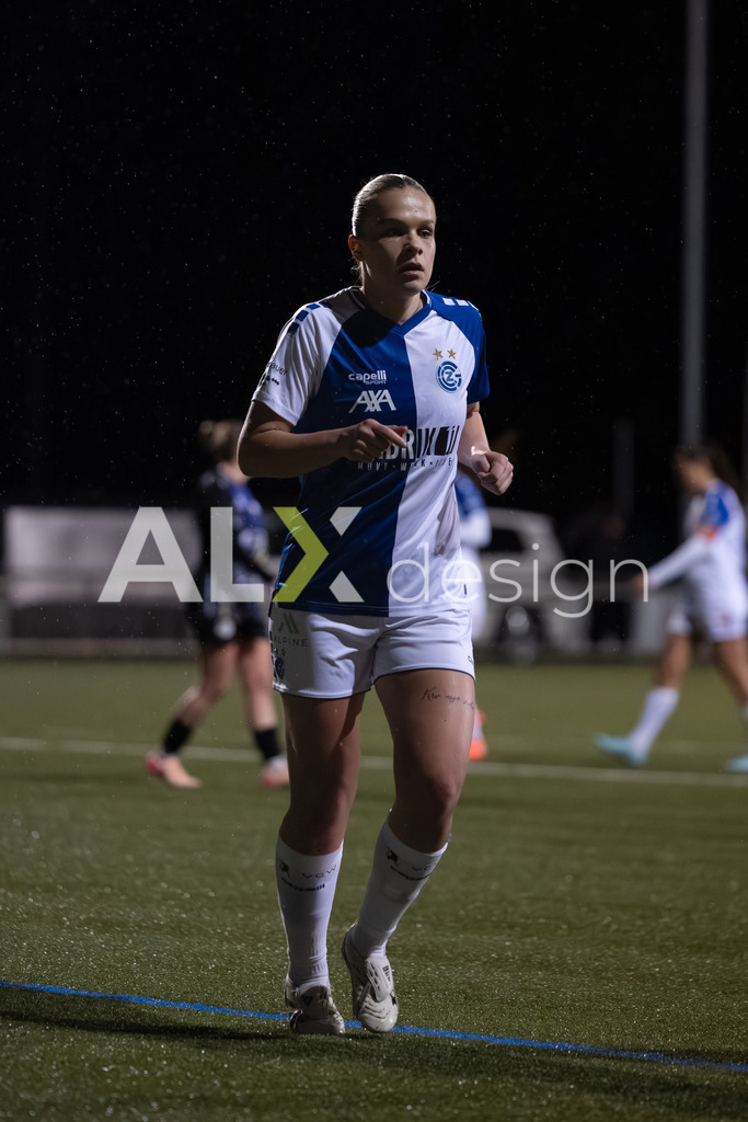 Fußball I Frauen I Saison 2025-2026 I AXA Women's Super League | Women I 14. Spieltag I Grasshoppers Club Zürich - FC Luzern I 14.02.2026 | 8 Ella Ljuština (HR) (GC Zürich) – Mittelfeld - Realisiert mit Pictrs.com