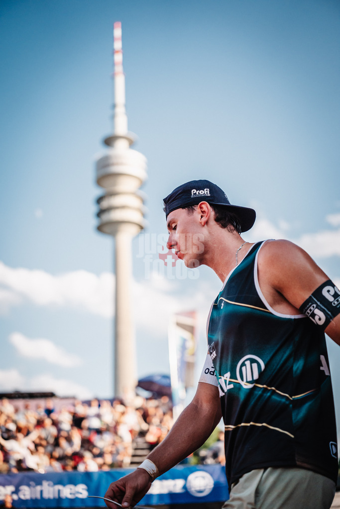 Beachvolleyball | Männer | Allianz German Beach Tour 2025 | Tourstop München | 04.07.2025 | Laurenc Grössig