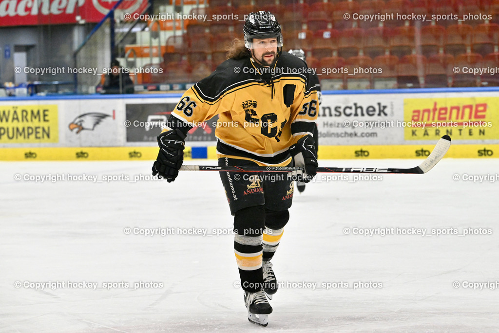 EC Kellerberg vs. EC Arnoldstein | #66 Galli Guido EC Arnoldstein, EC Kellerberg vs. EC Arnoldstein, EC Kellerberg vs. EC Arnoldstein am 31.01.2025 in Villach (Stadthalle Villach), Austria, (Photo by Bernd Stefan)