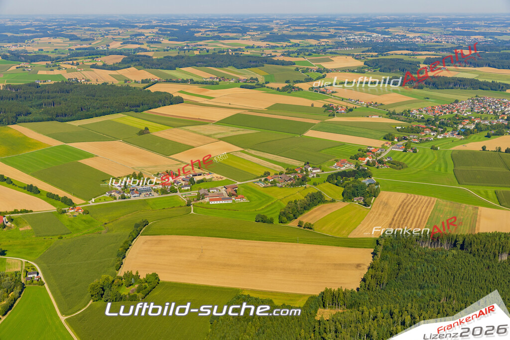 Bonbruck Bodenkirchen Bild- Das Luftbild wurde 2025 vom UL-Flugzeug heraus erstellt ( keine Drohnen Bilder! ) - Hochauflösende Luftaufnahme -Nicht vergleichbar mit Google Maps oder Satelittenbilder- Die Geschenkidee !Mit Lizenz und Bildrechte bestellbar
