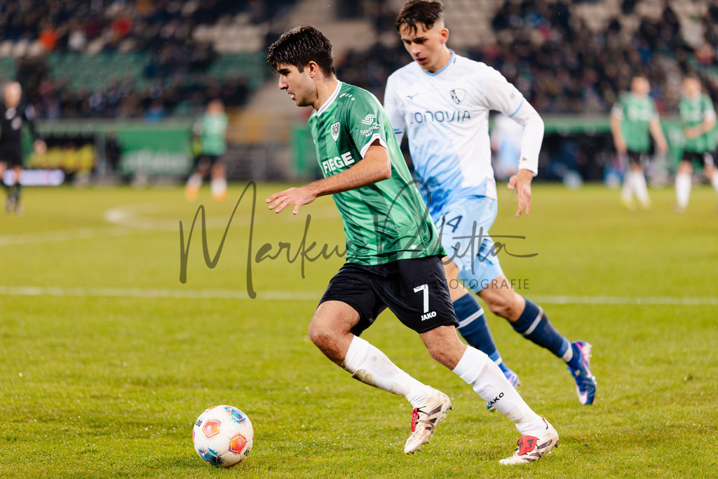 2. Bundesliga, Saison 2025/26, 21. Spieltag: SC Preußen Münster - VfL Bochum | Münster, 06.02.2026: 2. Bundesliga, 21. Spieltag, SC Preußen Münster gegen VfL Bochum im LVM-Preußenstadion in Münster. Foto: sportfotografie.ms | Markus Paletta - Realisiert mit Pictrs.com